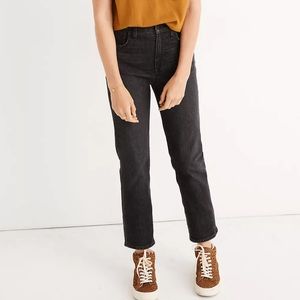 Madewell The Perfect Vintage Crop Jeans Black size 29T